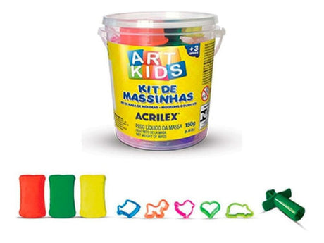Kit Masa Soft Para Modelar Con Accesorios Acrilex Acj40001
