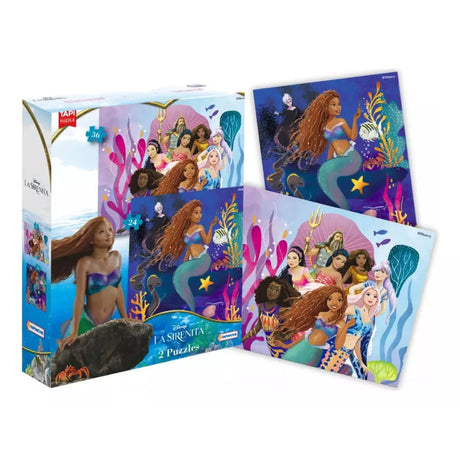 Puzzles de 24 y 36 piezas Ariel La Pelicula DPU00698