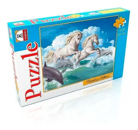 Puzzle 500 Pzs Caballos Y Delfín 282