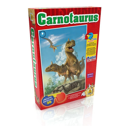 Puzzle Reversible Carnotaurus 3d 228