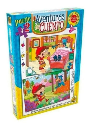Puzzle X2 25/40 Piezas Caperucita Roja 032