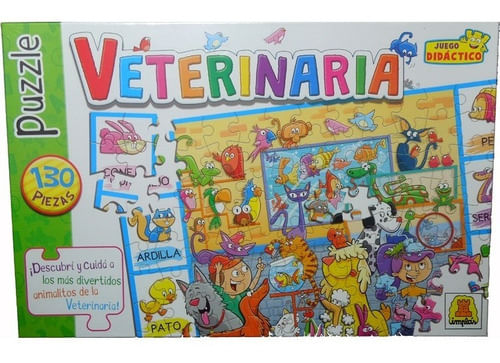 Rompecabeza Puzzle Veterinaria 130 Piezas Implas Art.310
