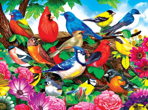 Puzzle 1000 Pzs hermosas Aves Kodak 421027