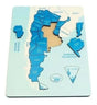 Puzzle Encastre Mapa De Argentina De Madera Earg
