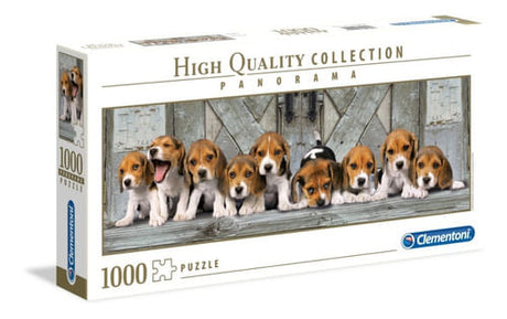 Puzzle Panorama 1000 Pzs Cachorros Beagles Clementoni 39435