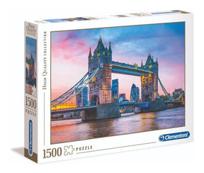 Puzzle 1500 Puesta De Sol Puente Londres Clementoni 31816
