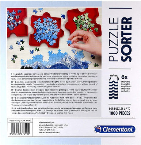 Clementoni Accesorio Organizador De Pzs Puzzle Sorter 37040