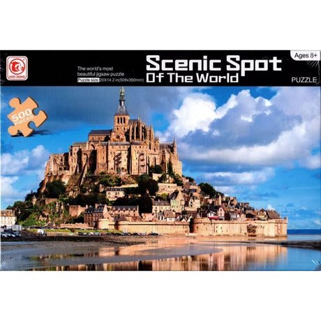 PUZZLE 500 PCS SCENIC SPOT MON SAINT MICHEL, NORMANDIA 88056 1584469