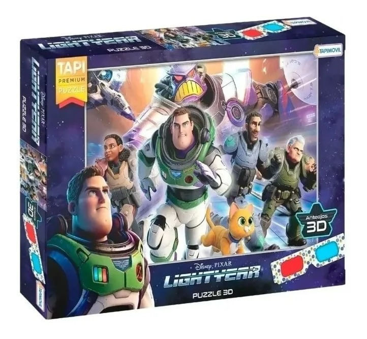 Puzzle 3d Buzz Lightyear 60 Piezas Con Anteojos Dly01176