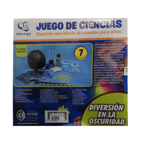 Galileo Juego De Ciencias Diversión En La Oscuridad Jc1002
