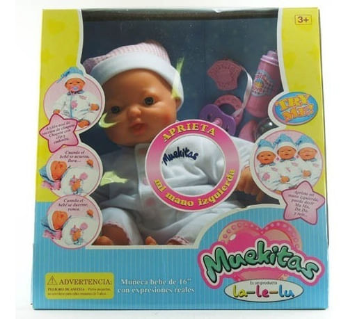 Muekitas La Le Lu Bebé Bebote Para Nenas Expresiones Reales