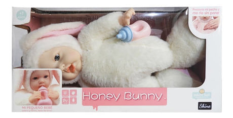 Muñeca Honey Bunny Mi Pequeño Bebe Blanca 45 Cm 3352