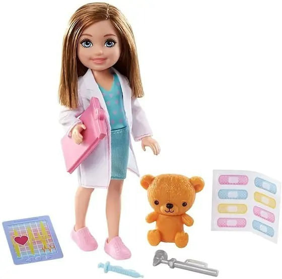 Muñeca Barbie Chelsea Profesiones Gtn86 Mattel
