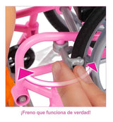 Muñeca Silla De Ruedas Barbie Fashionista Grb93