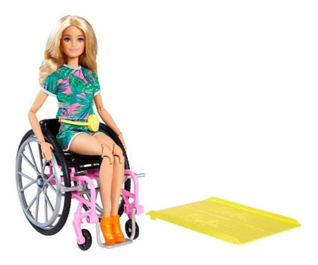 Muñeca Silla De Ruedas Barbie Fashionista Grb93