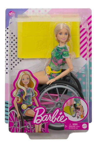 Muñeca Silla De Ruedas Barbie Fashionista Grb93