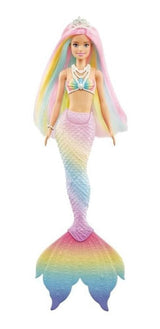 Barbie Dreamtopia Sirena Arcoíris Mágico Mattel Gtf89