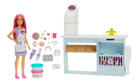 Barbie Doll Bakery Playset Hgb73 Mattel