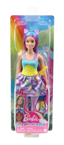Muñeca Barbie Dreamtopia Unicornio Hgr20 Mattel