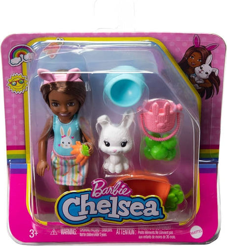 Muñeca Barbie Set Chelsea Con Mascota Conejo Hgt08 Mattel
