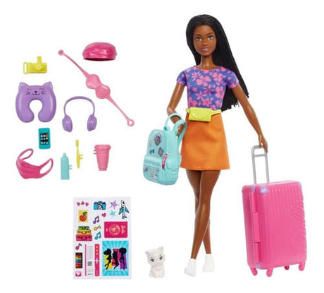 Muñeca Barbie Life In The City De Viaje Hgx55 Mattel