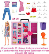 Muñeca Barbie Fashionista Armario De Ensueño Hgx57 Mattel