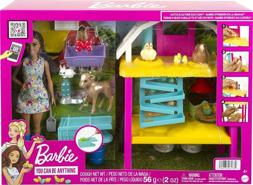 Muñeca Barbie Y Su Granja Con Accesorios Hgy88 Mattel