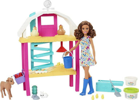 Muñeca Barbie Y Su Granja Con Accesorios Hgy88 Mattel