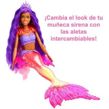 Muñeca Barbie Sirena Mermaid Power Brooklyn Hhg53 Mattel