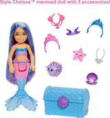 Muñeca Barbie Chelsea Sirena Mermaid Power Hhg57 Mattel