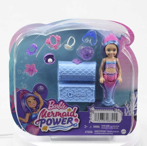 Muñeca Barbie Chelsea Sirena Mermaid Power Hhg57 Mattel