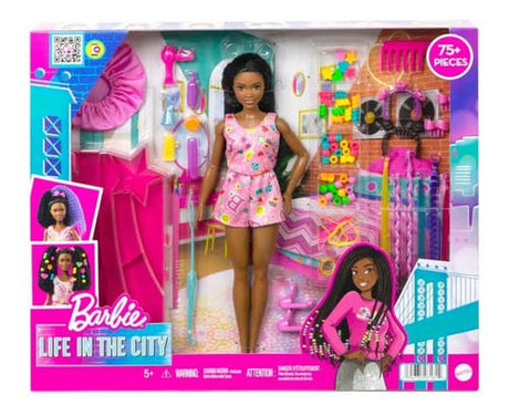 Barbie Life In The City Brooklyn Y Sus Peinados Hhm39 Mattel