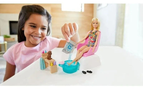 Muñeca Barbie Juego De Spa Y Salón De Belleza Ghn07 Mattel