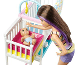 Barbie Muñeca Skipper Guarderia De Bebes Gfl38 Mattel