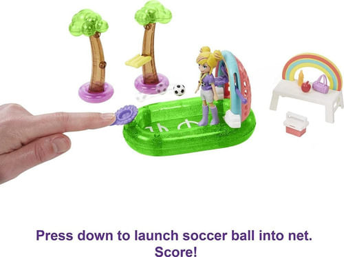 Polly Pocket Set De Juego Deporte Futbol Hdw60 Mattel
