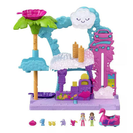 Polly Pocket Muñeca Pollyville Auto-lavado HHJ05