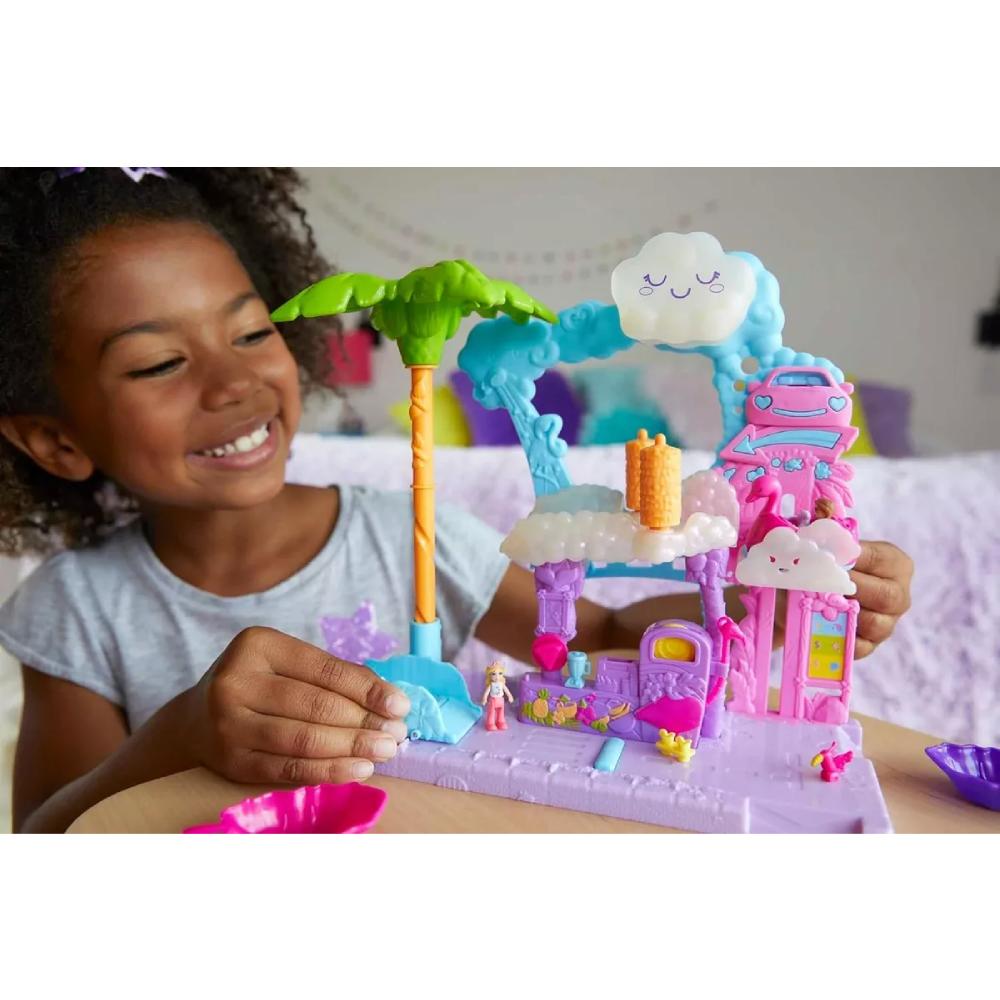 Polly Pocket Muñeca Pollyville Auto-lavado HHJ05