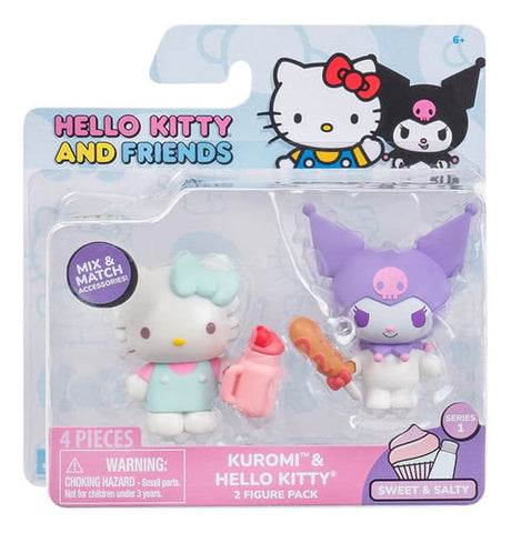 Hello Kitty Pack con dos figuras de plastico HKT0001A
