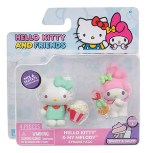 Hello Kitty Pack con dos figuras de plastico HKT0001A
