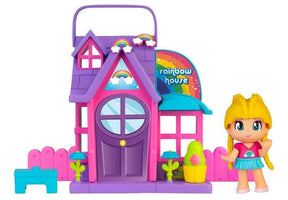 Pinypon Set De Casitas Flower O Rainbow Accesorios Pny26000