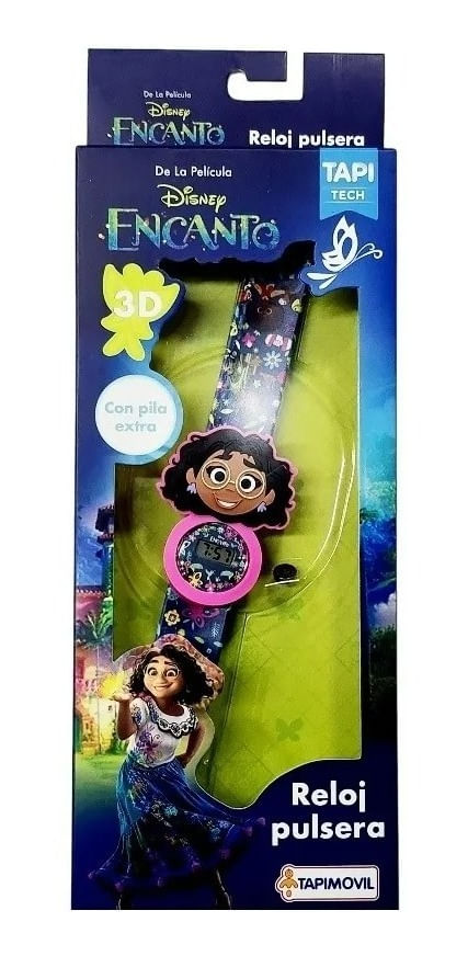 Reloj Pulsera Infantil 3d Mirabel Disney Encanto Den01158