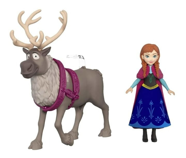 Muñeca Disney Frozen Anna & Sven Hlx03 Mattel