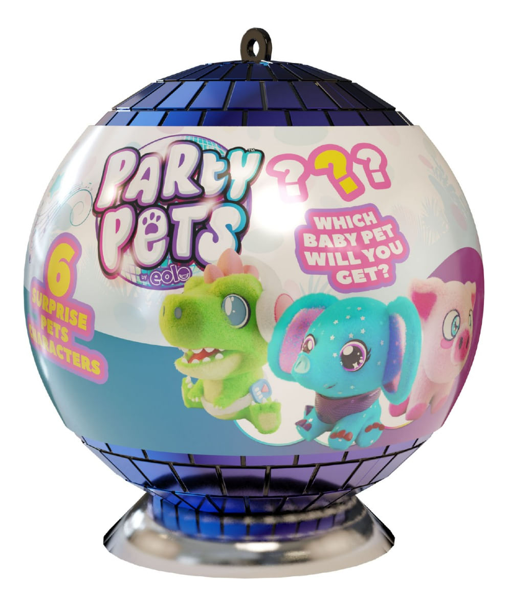 Party Pets Disco Ball Surprise Baby Chanchita Piglet Pdbs001