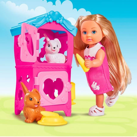 Muñeca Evi Casa De Conejo Lindo De Evi 105733065