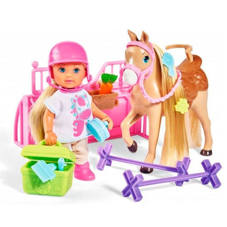 Muñeca Evi De Vacaciones Con Caballo 105733274038