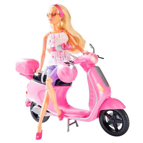 Muñeca Steffi Chic City Con Scooter 105730282