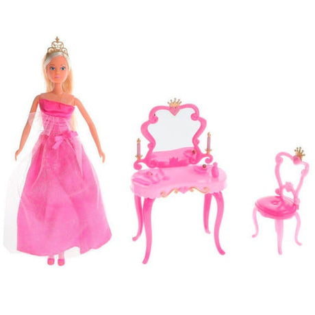 Muñeca Steffi Cuento De Hadas Con Tocador 105733197
