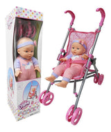 Dream Collection Muñeca 30 Cm Con Cochecito 17145