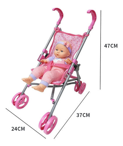 Dream Collection Muñeca 30 Cm Con Cochecito 17145