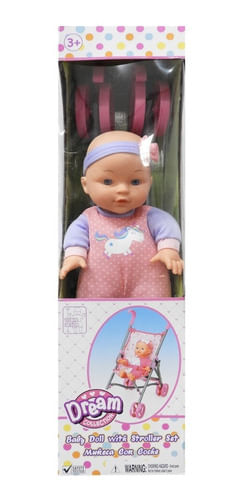 Dream Collection Muñeca 30 Cm Con Cochecito 17145